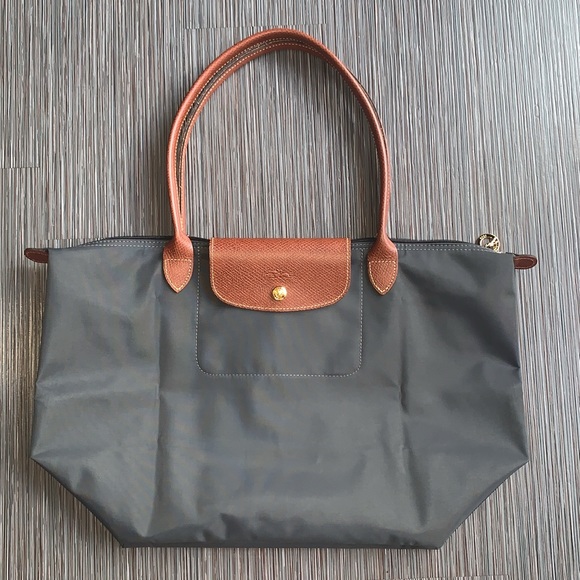 Longchamp Handbags - Longchamp Le Pliage Original Large Tote Bag (Gray)